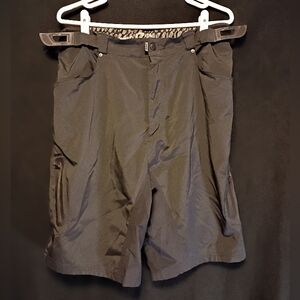 Zoic Black Technical Cycling MTB Shorts Mens 2XL XXL Cargo Pockets Performance